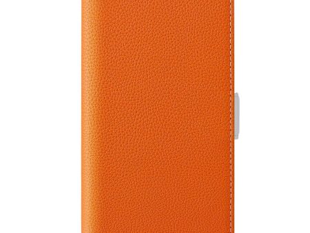 Samsung Galaxy A54 (5G) Litchi Læder Cover m. Ståfunktion - Orange Fashion