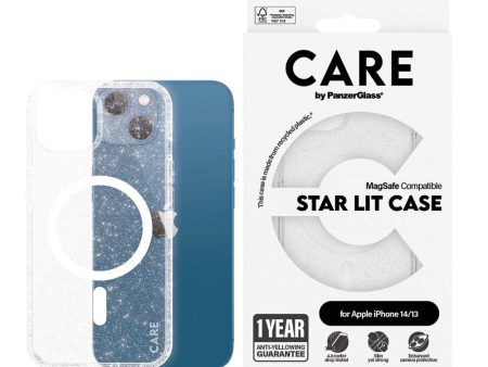 CARE by PanzerGlass iPhone 13   14 FLAGSHIP Urban Combat Case - MagSafe Kompatibel - Star Lit   White For Sale