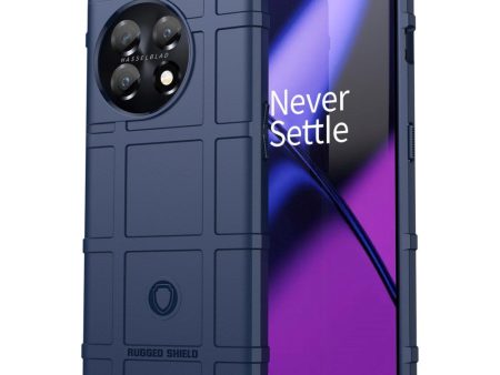 OnePlus 11 Rugged Shield Series Håndværker Cover - Blå Online now