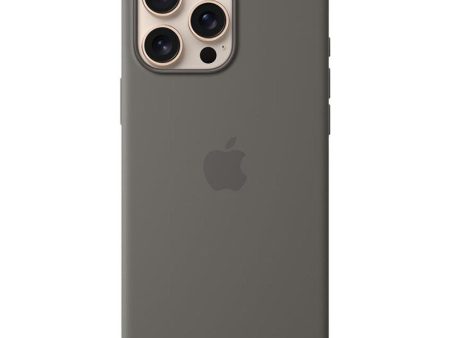 Original Apple iPhone 16 Pro Max Silikone Cover - MagSafe Kompatibel - Stone Gray (MYYV3ZM A) Sale