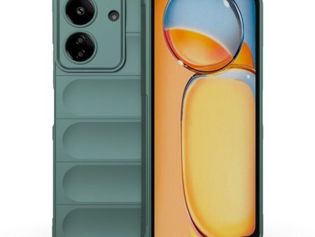 EIDERWOOD Xiaomi Poco C65   Redmi 13C (4G) Fleksibelt Plastik Cover - Mørkegrøn For Cheap