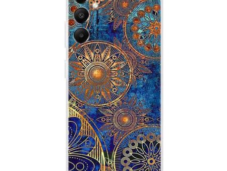 Samsung Galaxy A05s Fleksibel Plastik Cover m. Motiv - Guld Mandala Fashion