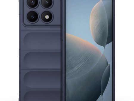 EIDERWOOD Xiaomi Poco X6 Pro Fleksibelt Plastik Cover - Blå Online Hot Sale