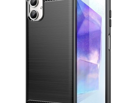 EIDERWOOD Samsung Galaxy A06 Brushed Carbon Plastik Cover - Sort on Sale