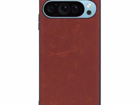 EIDERWOOD Google Pixel 9 Pro XL Læderbelagt Plastik Cover - Brun Online Hot Sale