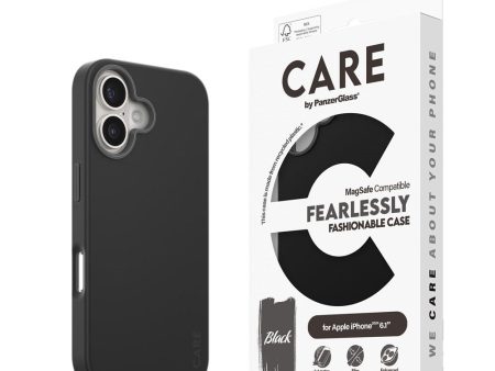 CARE by PanzerGlass iPhone 16 FASHION Fearlessly Fashionable Case - MagSafe Kompatibel - Black Online Hot Sale