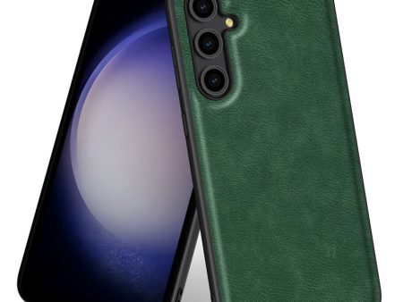 EIDERWOOD Samsung Galaxy A16 Kunstlæder Cover m. Fleksibel Plastik Kanter - Grøn Online Sale