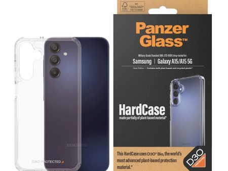 Samsung Galaxy A15   A15 (5G) Cover PanzerGlass D3O Bio HardCase - Gennemsigtig For Cheap