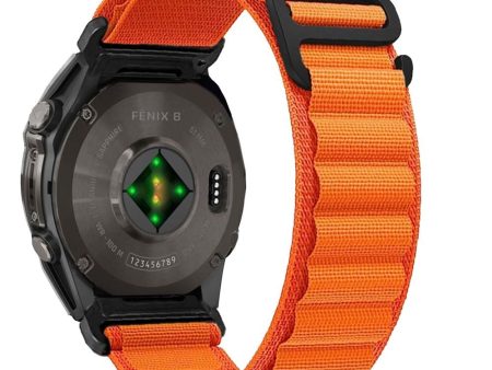 Universal Garmin 22mm QuickFit Tech-Protect Nylon Pro Rem - Orange Cheap