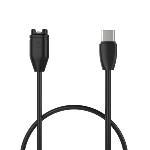 Fixed Ladekabel til Garmin Smartwatch m. USB-C - Sort For Cheap