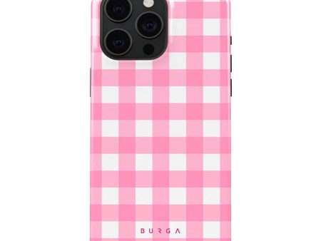 Burga iPhone 15 Pro Tough Fashion Case - Think Pink For Sale