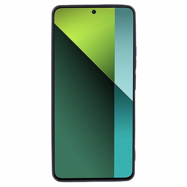 EIDERWOOD Xiaomi Redmi Note 13 Pro (4G)   Poco M6 Pro Fleksibelt Plastik Cover m. Læderbetrukket Pude - Sort For Sale