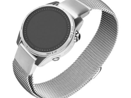 Fixed Universal Garmin 20mm QuickFit Mesh Metal Rem - Sølv Fashion