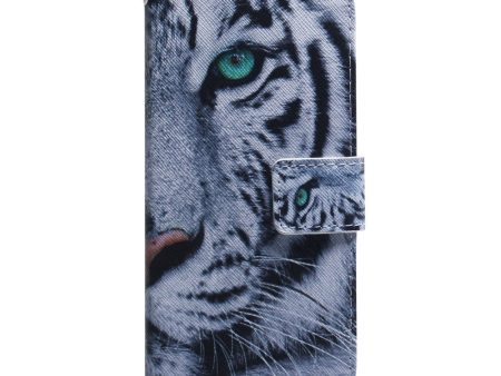 Google Pixel 6 Læder Cover m. Pung & Print - Tiger Online Sale