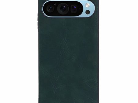 EIDERWOOD Google Pixel 9 Pro XL Læderbelagt Plastik Cover - Grøn For Cheap