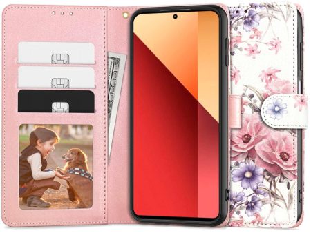 Xiaomi Redmi Note 13 Pro (4G) Tech-Protect Wallet m. Pung - Marmor Fashion