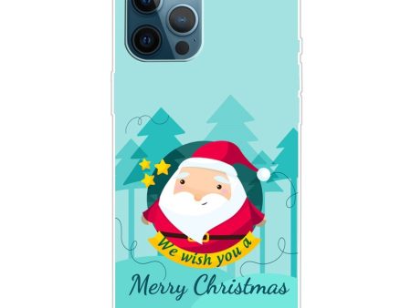 EIDERWOOD iPhone 16 Pro Max Fleksibelt Plast Julecover - Merry Christmas - Tegneserie Julemand For Sale