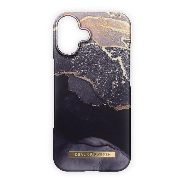 iDeal Of Sweden iPhone 16 Fashion Case - MagSafe Kompatibel - Golden Twilight Marble Hot on Sale