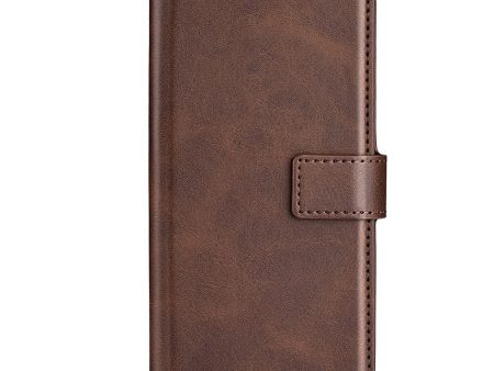 Xiaomi Redmi Note 11 Pro+ (Plus) Læder Cover m. Kortholder & Magnetisk Luk - Mørke Brun Online Sale