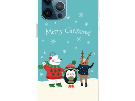 EIDERWOOD iPhone 16 Pro Max Fleksibelt Plast Julecover - Merry Christmas - Venner i Sneen Hot on Sale