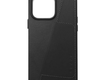 Mujjo iPhone 14 Pro Max Leather Wallet Case - Sort Fashion