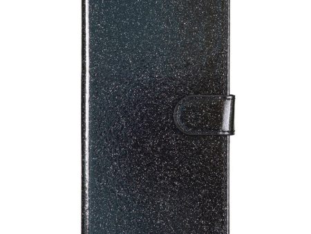 EIDERWOOD Motorola Moto G54 Læder Cover m. Pung & Strop - Glimmer - Sort For Sale