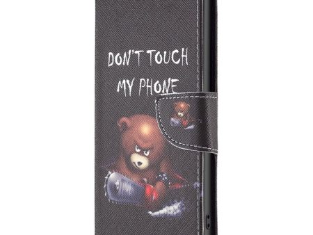 EIDERWOOD iPhone 16 Pro Max Læder Cover m. Pung & Ståfunktion -  Don t Touch My Phone  - Bjørn Sale