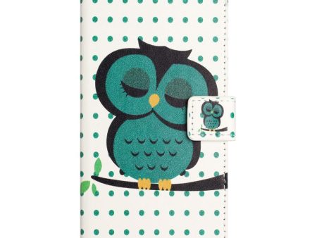 EIDERWOOD Xiaomi Redmi Note 13 (4G) Kunstlæder Cover m. Pung & Ståfunktion - Sovende Ugle For Cheap