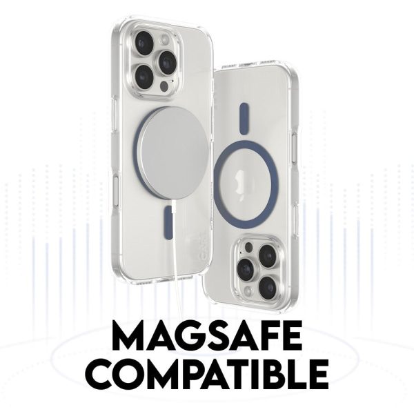 CARE by PanzerGlass iPhone 16 Pro Max FLAGSHIP Urban Combat Case - MagSafe Kompatibel - Transparent   Coronet Blue Online Sale