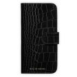 iDeal Of Sweden iPhone 16 Magnet Wallet+ - Black Croco on Sale