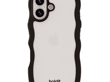 Holdit iPhone 16 Wavy Case - Sort   Transparent on Sale