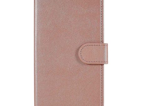 Oppo A76   Realme 9i Læder Cover m. Pung & Ståfunktion - Rose Gold Sale