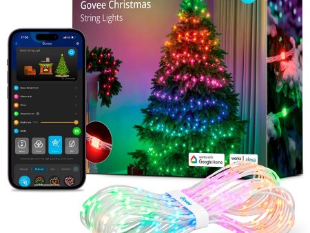 Govee Christmas Lights Smart Home Lyskæde - 10m - Flerfarvet Lys Supply