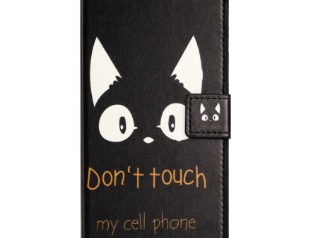 EIDERWOOD Xiaomi Redmi Note 13 (4G) Kunstlæder Cover m. Pung & Ståfunktion -  Don t Touch My Cell Phone  For Discount