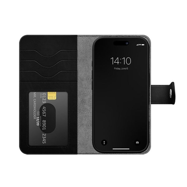 iDeal Of Sweden iPhone 16 Magnet Wallet+ - Black Supply