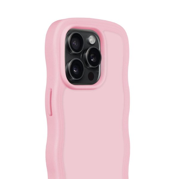 Holdit iPhone 14 Pro Max Wavy Case - Pink For Sale