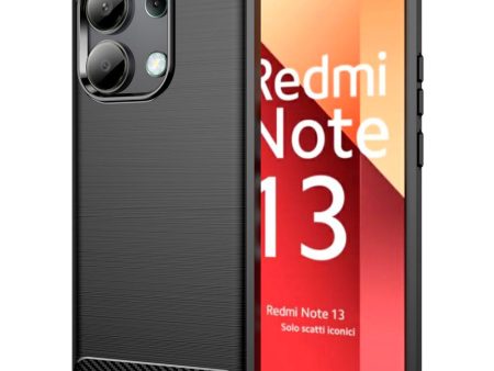 Xiaomi Redmi Note 13 (4G) Tech-Protect Fleksibelt Plastik Carbon Cover - Sort Supply