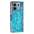 EIDERWOOD Xiaomi Redmi Note 13 Pro (4G)   Poco M6 Pro Læder Cover m. Pung & Print - Træ med Blomster For Sale