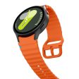 Samsung Galaxy Watch 4   5   6   7   FE Tech-Protect Silicone Sport Urrem - Orange For Discount