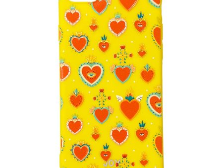 iPhone SE (2022   2020)   8   7 Joy Case Fleksibelt Plastik Cover m. Print - Hjerter & Øjne on Sale