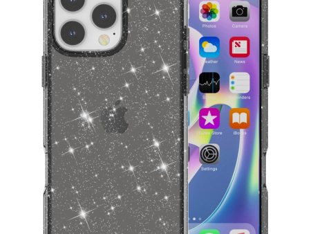 EIDERWOOD iPhone 16 Pro Max Hybrid Plastik Cover - Sort Glitter Cheap