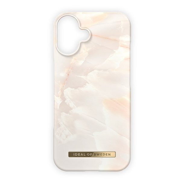 iDeal Of Sweden iPhone 16 Fashion Case - MagSafe Kompatibel - Rose Pearl Marble For Cheap