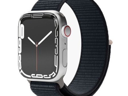 Apple Watch (38 40 SE 41 42mm) Vonmählen Fitness Loop Nylon Rem - Mørkegrå Cheap