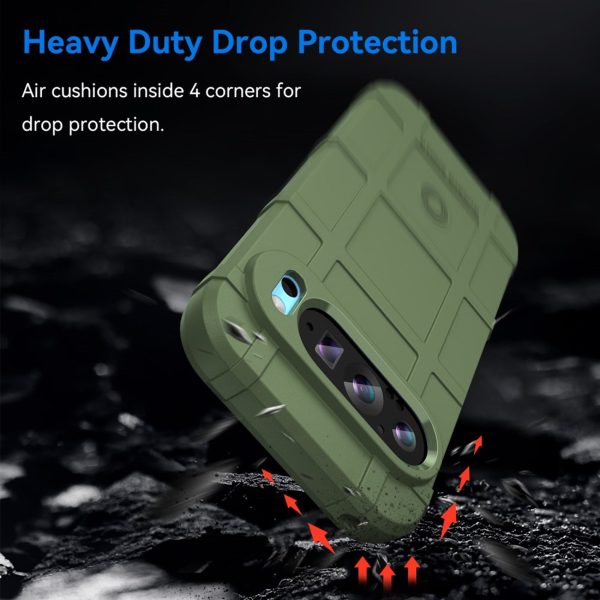 EIDERWOOD Google Pixel 9 Pro XL Rugged Shield Series Håndværker Cover - Grøn Discount