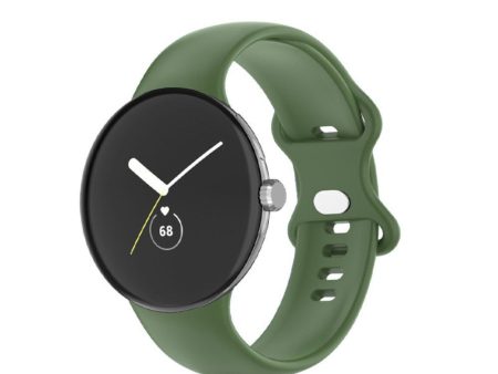 EIDERWOOD Google Pixel Watch 1   2   3 Silikone Urrem - Grøn Hot on Sale