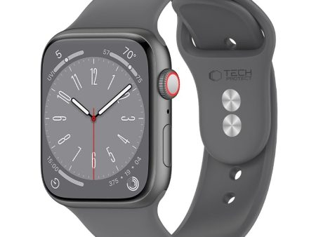 Apple Watch (42 44 SE 45 46 49mm) Tech-Protect Silikone Urrem - Clay Online Hot Sale