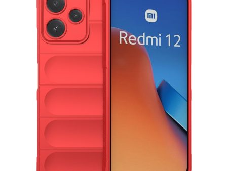 EIDERWOOD Xiaomi Redmi 12 (5G)   Poco M6 Pro (5G) Fleksibelt Plastik Cover - Rød on Sale