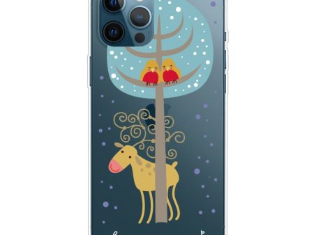 EIDERWOOD iPhone 16 Pro Max Fleksibelt Plast Julecover - Merry Christmas - Rensdyr Online Hot Sale