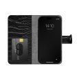 iDeal Of Sweden iPhone 16 Magnet Wallet+ - Black Croco on Sale