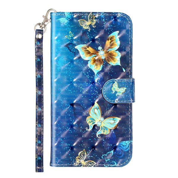 EIDERWOOD iPhone XR Læder Cover m. Pung og Strop - Sommerfugle For Cheap